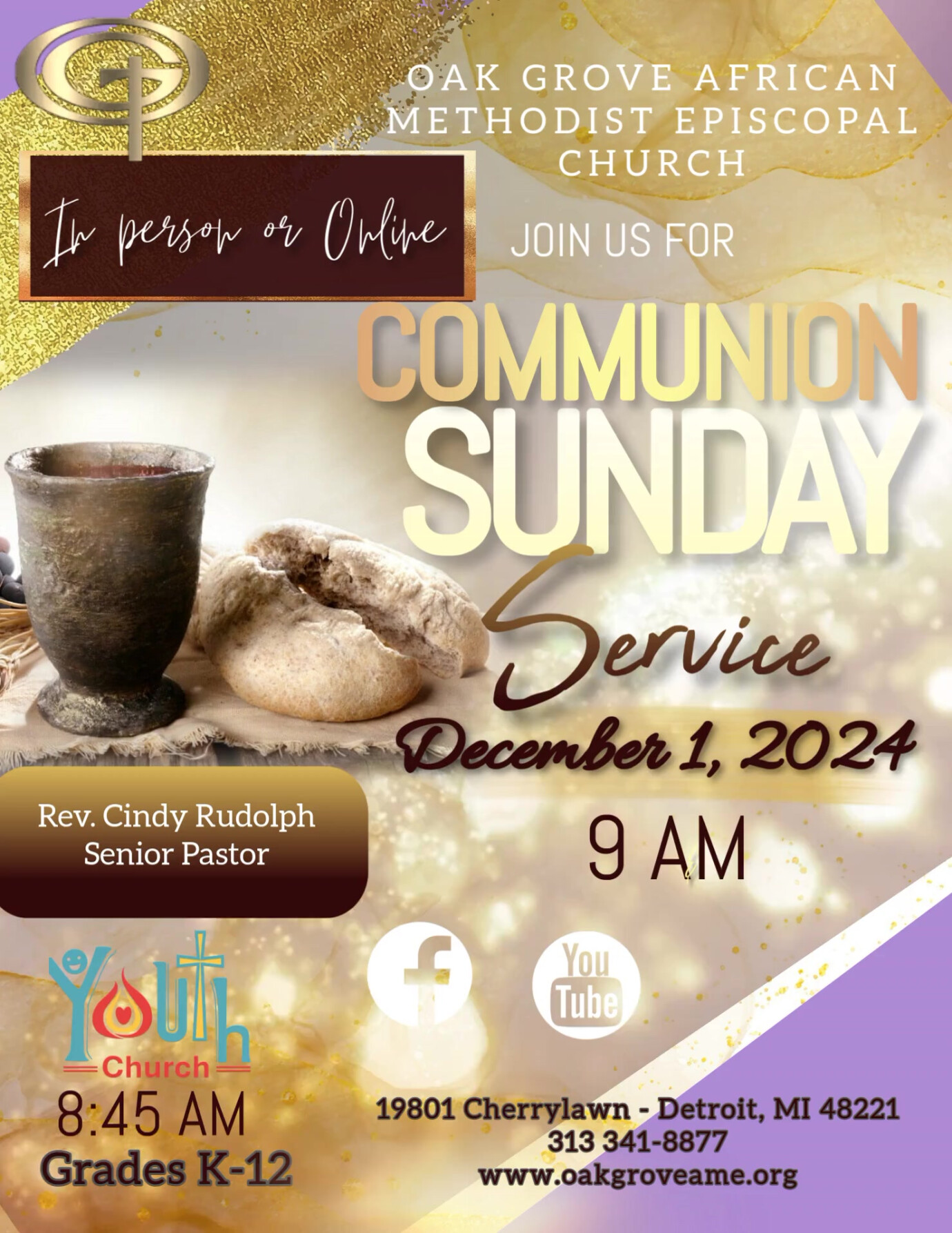 Communion Sunday Worship - December 1, 2024