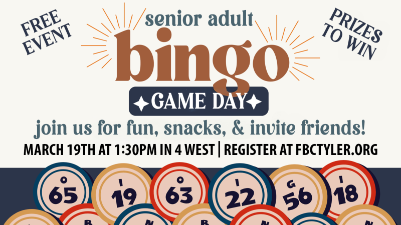 Senior Adult Bingo