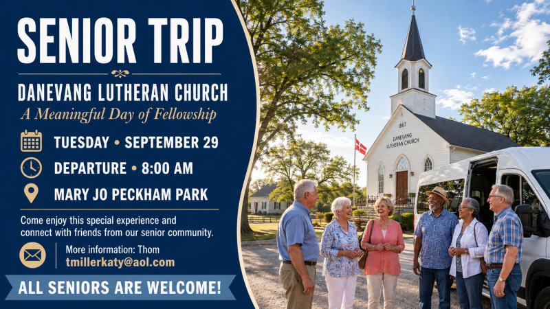 Senior Trip | Danevang Lutheran Church