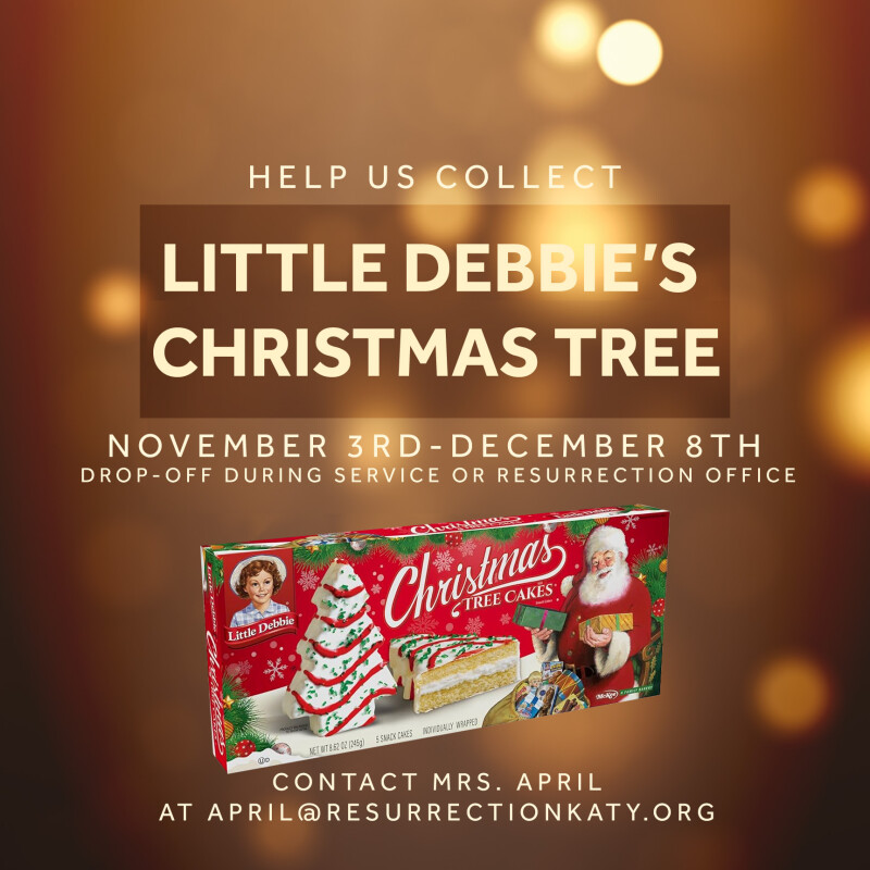 Little Debbie's Christmas Tree Cakes Drive! 