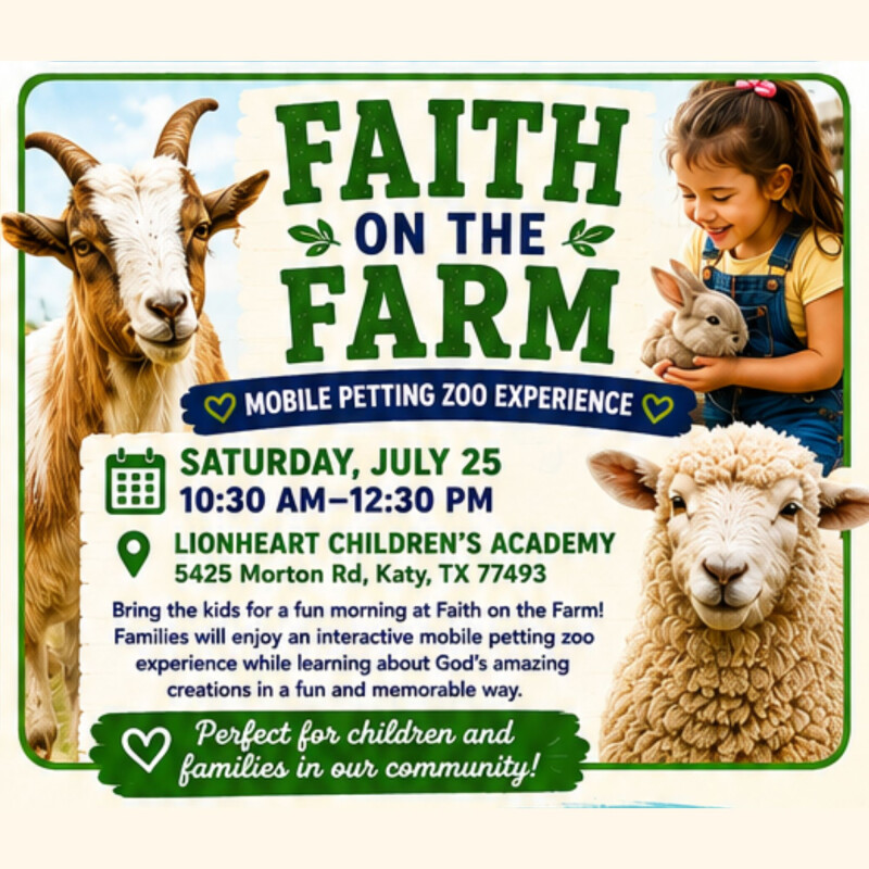 Faith on the Farm: Mobile Petting Zoo
