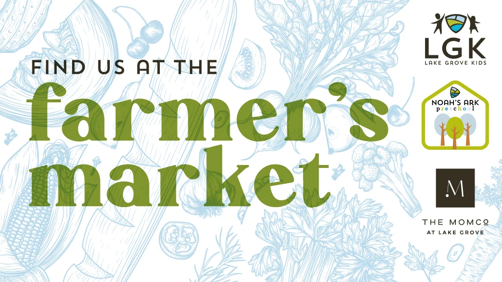 LGK and MomCo at LO Farmer's Market
