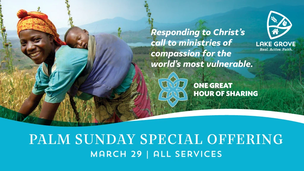 One Great Hour of Sharing Special Offering