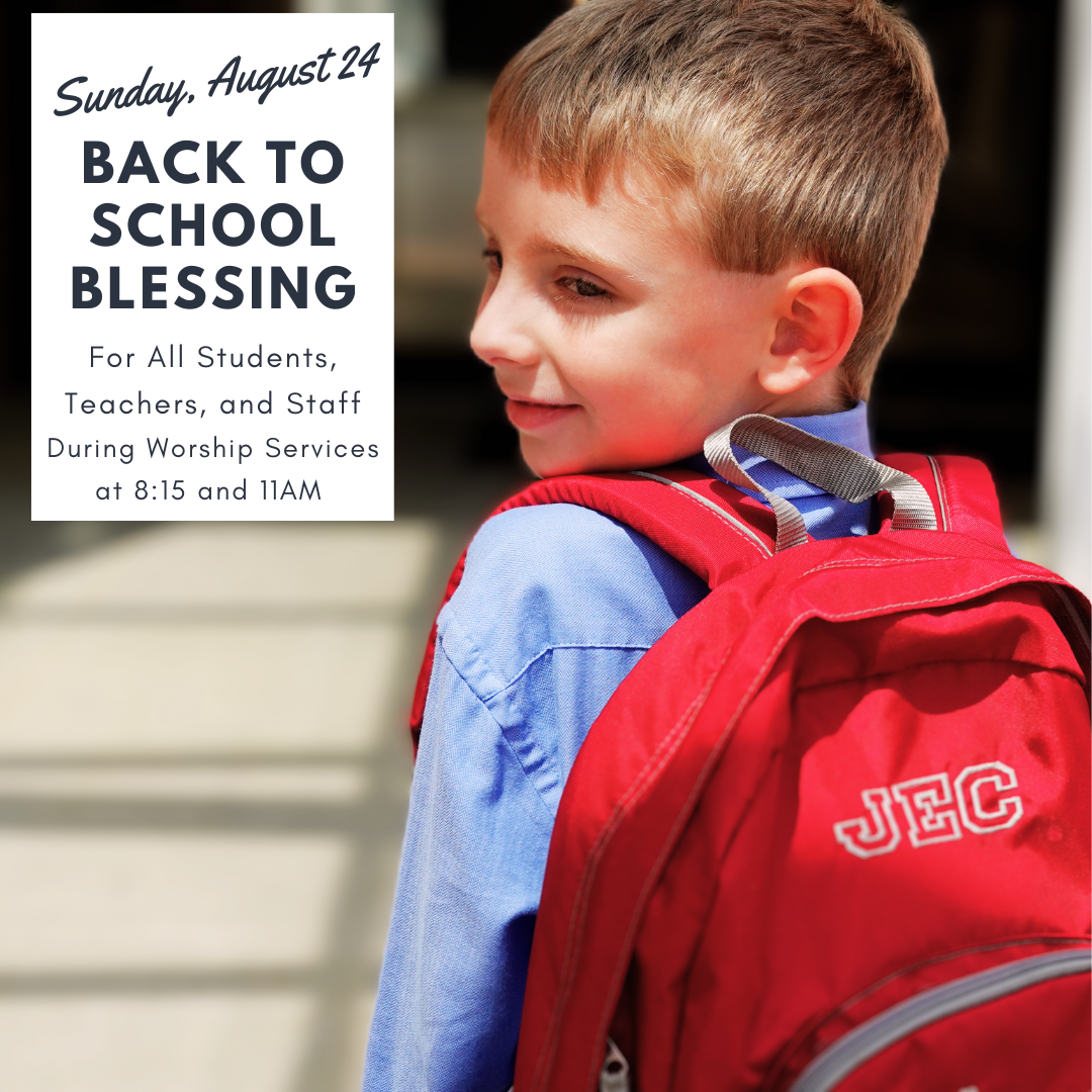 Back to School Blessing