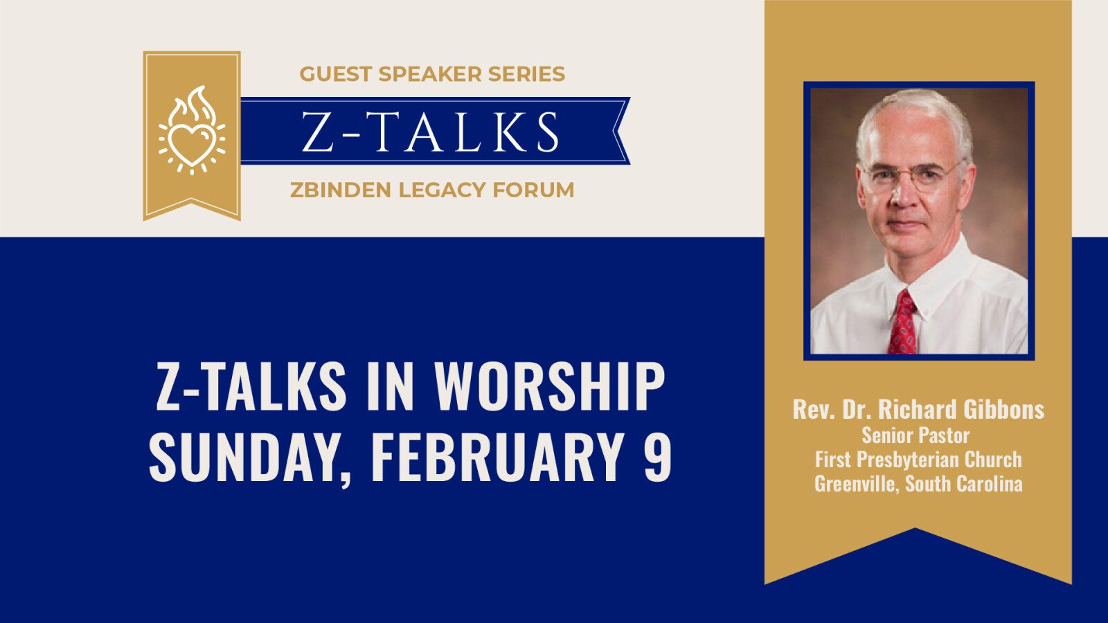 Z-Talks in Worship with Rev. Dr. Richard Gibbons