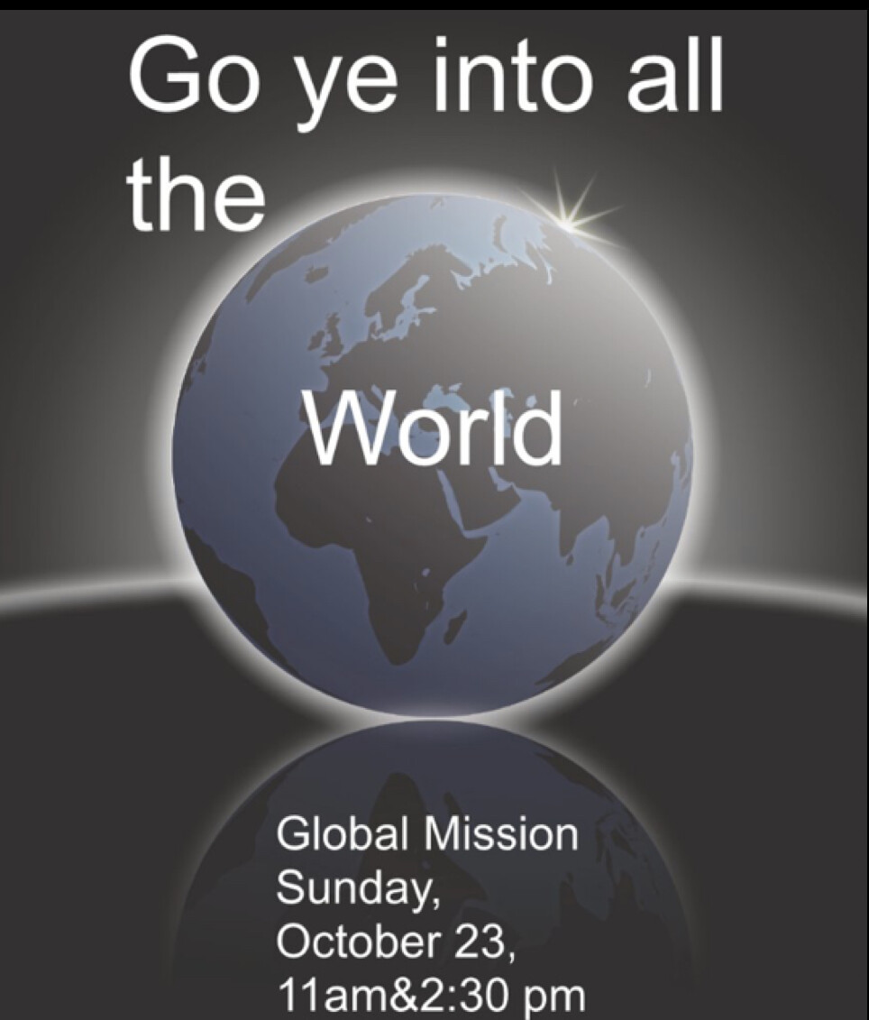 Global Mission Sunday 2022
