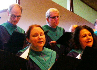 Bethany Choir in sanctuary