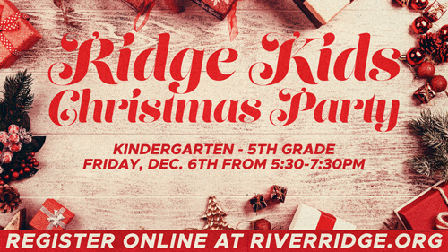 RidgeKids Elementary PJ Movie Night Christmas Party