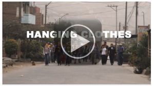 hanging clothes