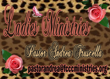 Ladies Ministries Banner Brown Leopard print