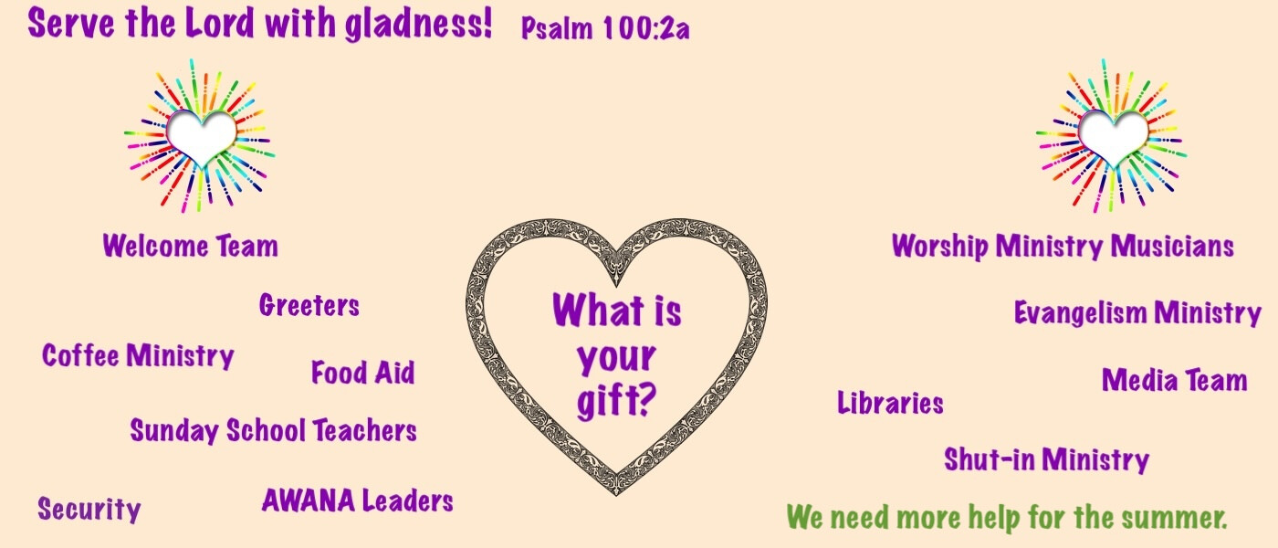 Serve - where can you help? 