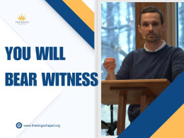 You Will Bear Witness | John 15:18-27