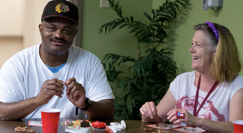 Foundation Communities Lunch at Arbor Terrace