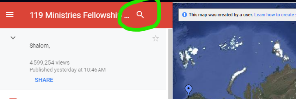 119 Ministries Fellowship Finder - Google My Maps