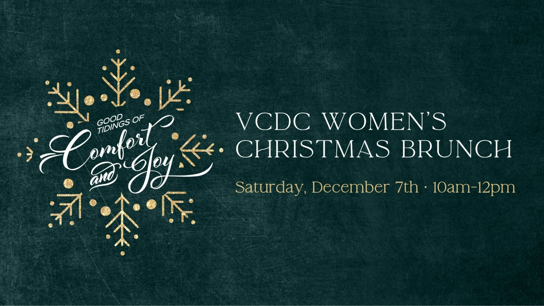 Women's Christmas Brunch Tickets are on Sale & Volunteer Opportunity