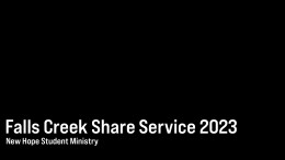 Falls Creek Share Service \ July 16, 2023