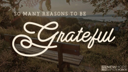 So Many Reasons to be Grateful \ November 19, 2023