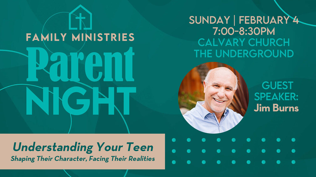 Parent Night with Jim Burns