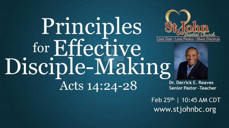 Principles for Effective Discipleship-Making