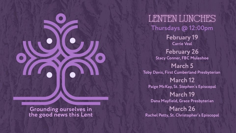 Lenten Lunches - Thursdays 12-1pm