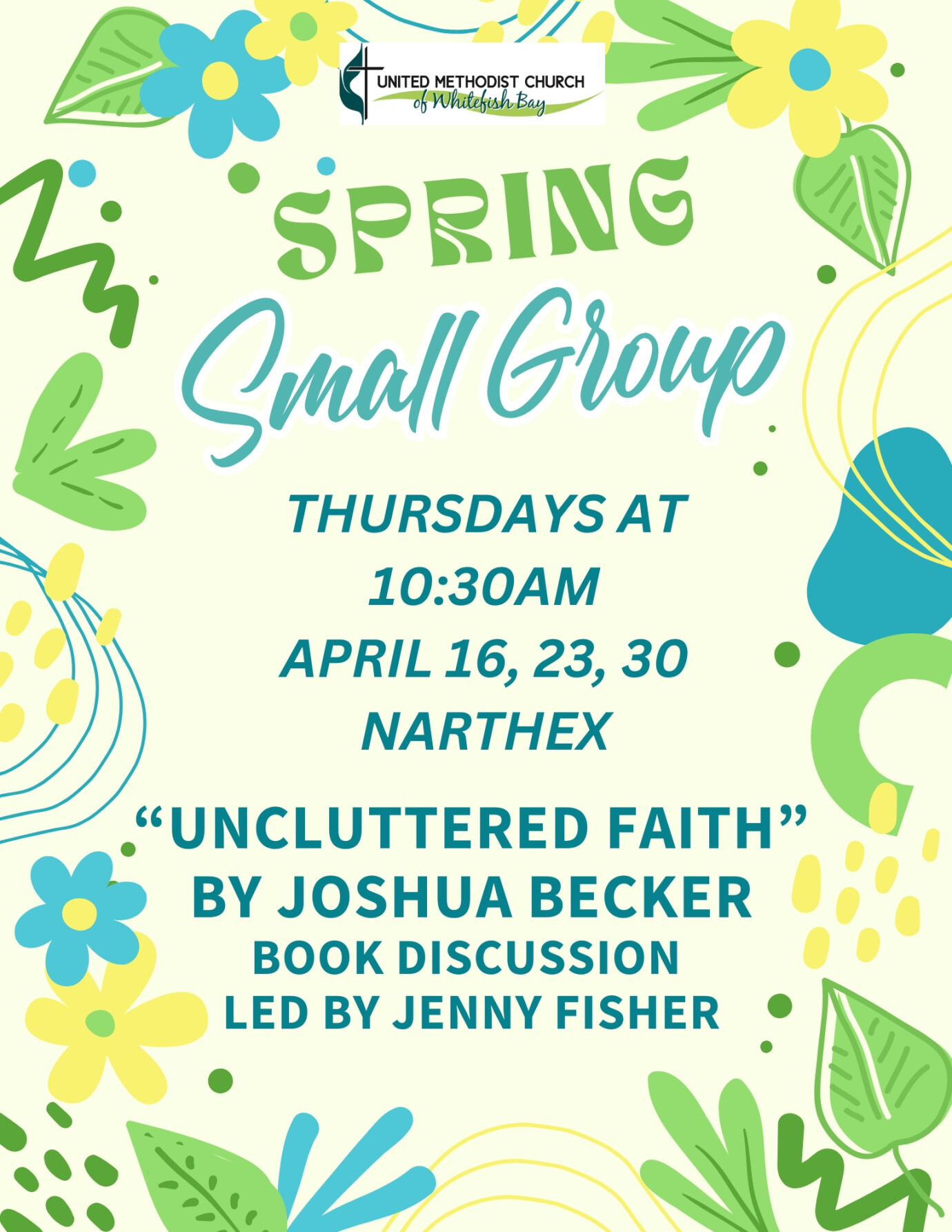 "Uncluttered Faith" Small Group Book Discussion