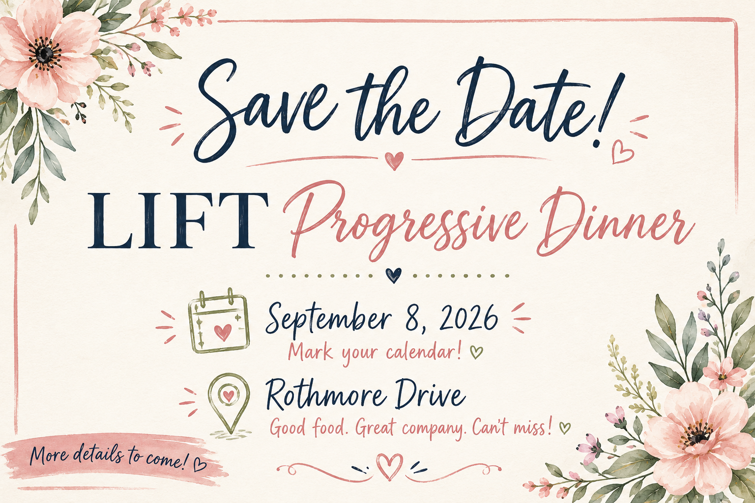 LIFT Progressive Dinner