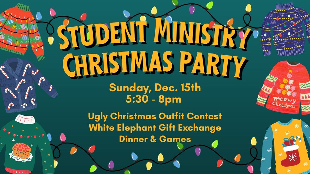 Student Ministry Christmas Party