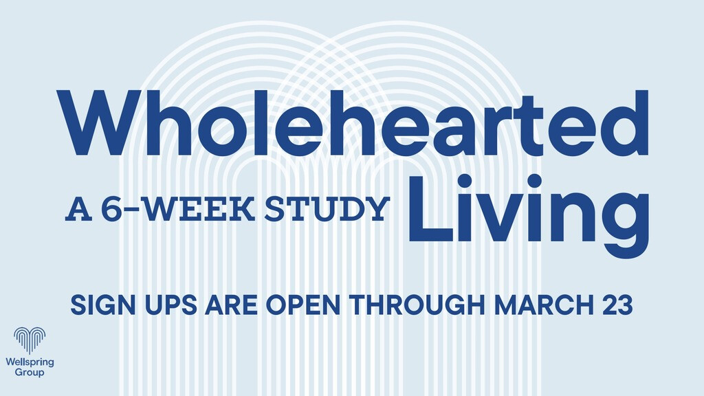 Wholehearted Living Study Sign-Up