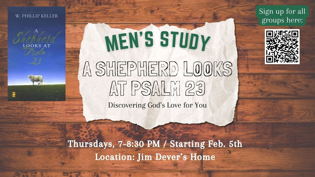 Shepherd Looks at Psalm 23 - Men's Study 