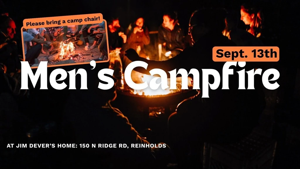 Men's Campfire at Jim Dever's Home