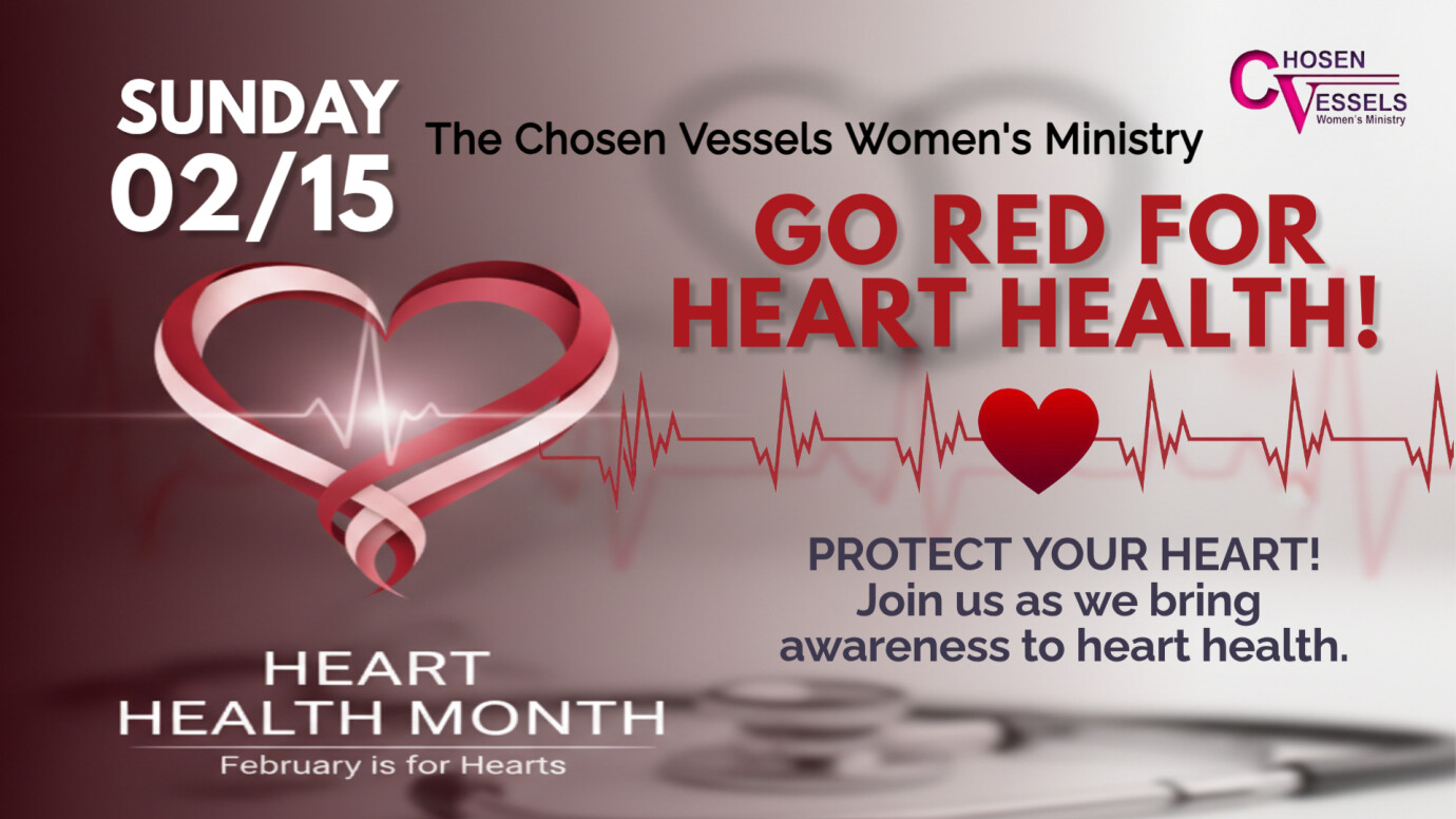 We are Going Red for American Health Health Month