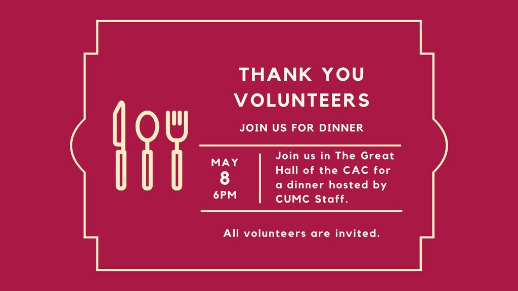 Volunteer Appreciation Dinner