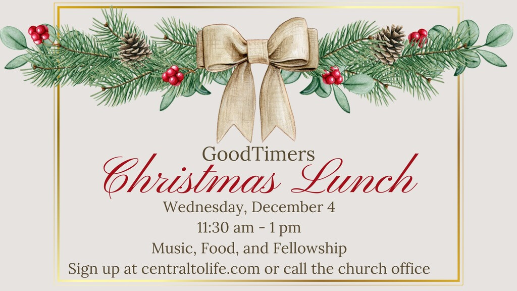 GoodTimers Christmas Lunch