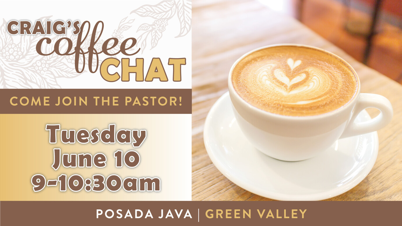9 AM Craig's Coffee Chat 
