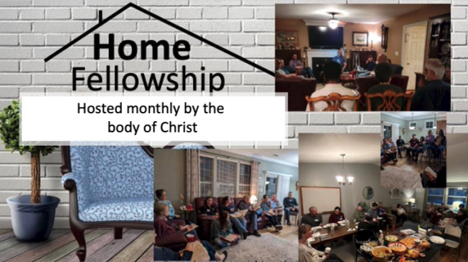 Home Fellowship Groups - Canceled