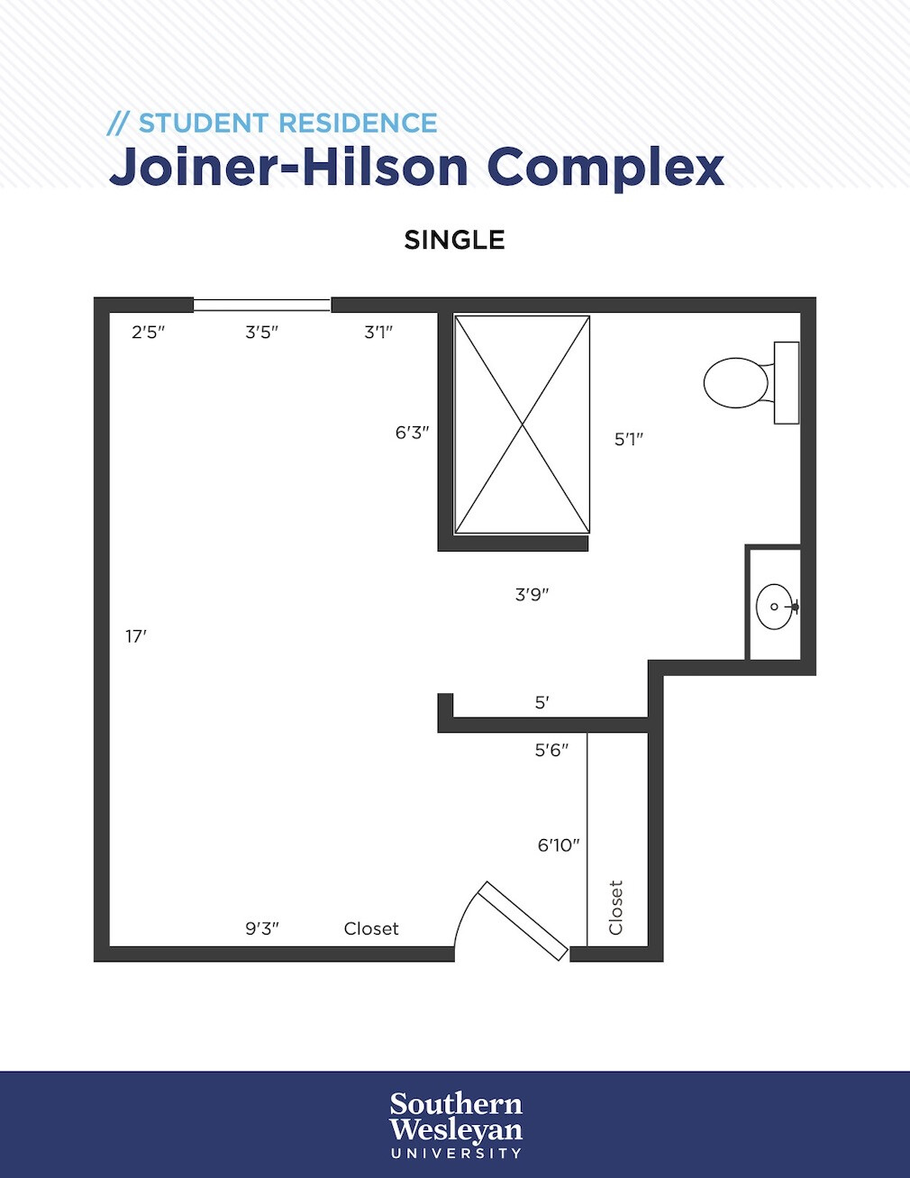 Joiner Hilson Complex Single Room