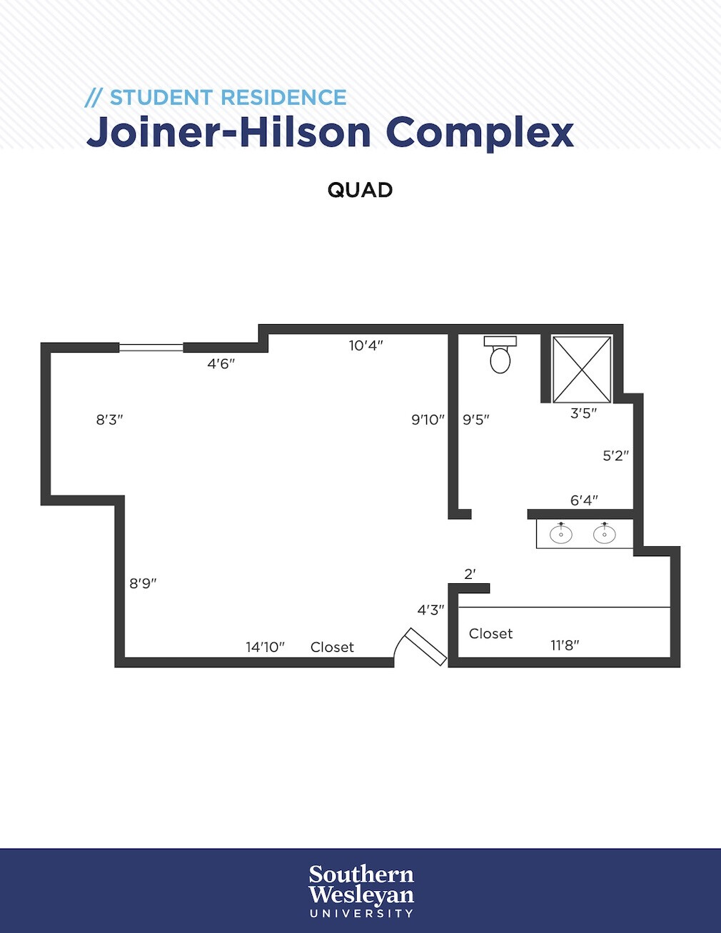 Joiner Hilson Complex Quad Room