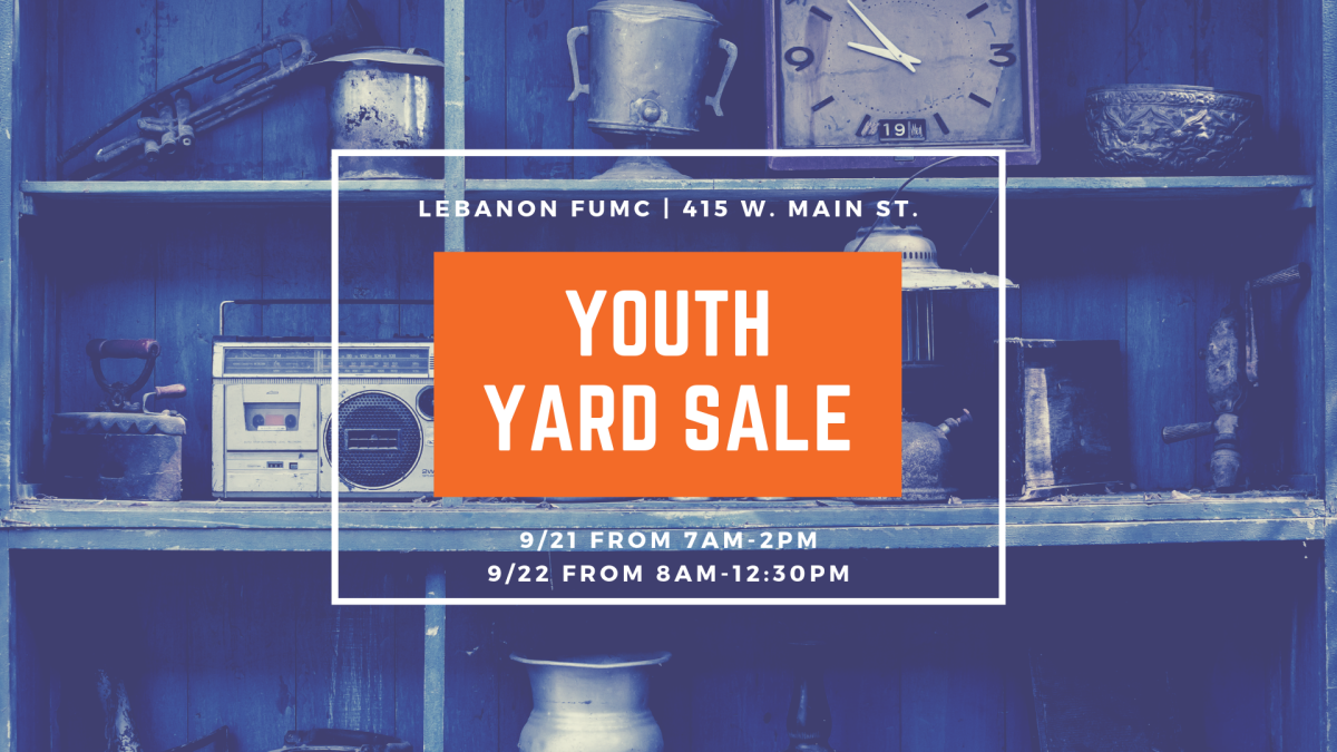Youth Yard Sale Fundraiser