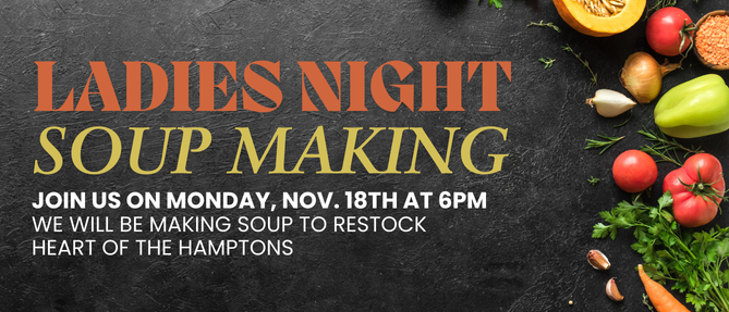 Ladies Night Out: Service Project - Nov 18 2024 6:00 PM