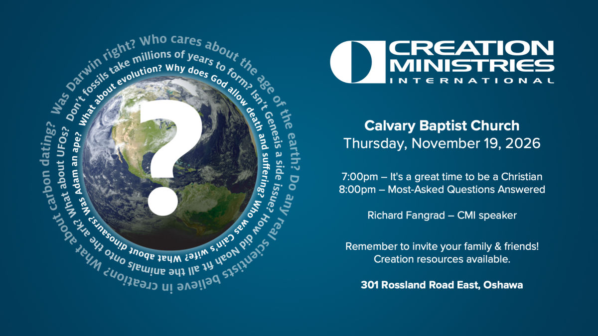 Creation Ministries International Presentation