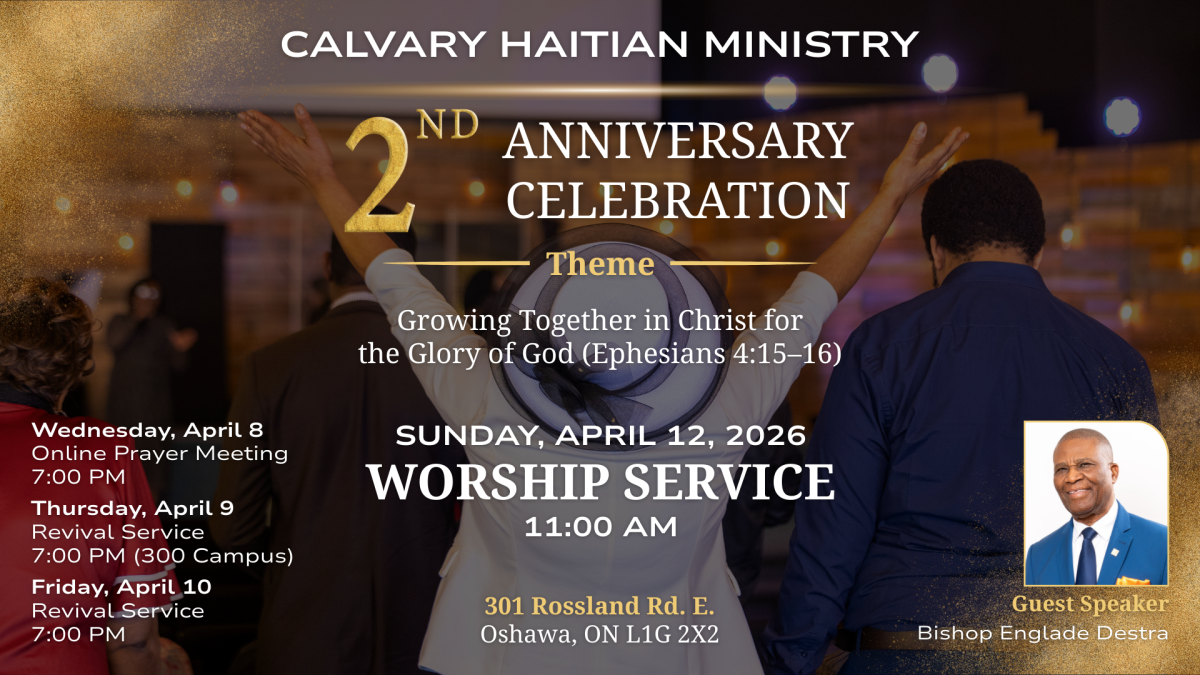 Calvary Haitian Ministry 2nd Anniversary Celebration