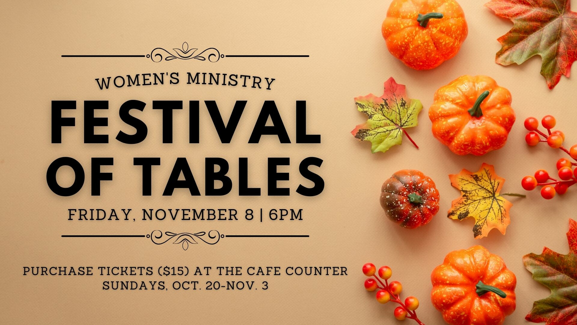 Women's Festival of Tables