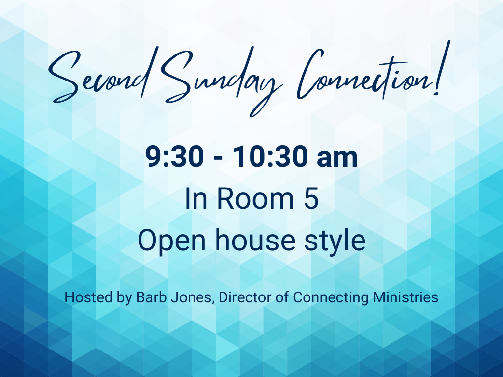 Image for Second Sunday Connection!