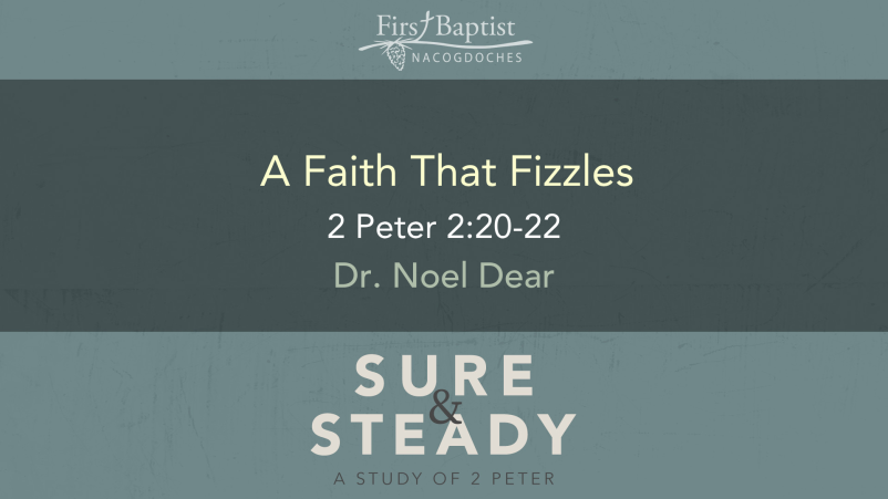 A Faith That Fizzles