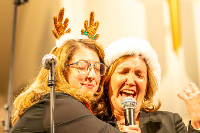 2024 Winter Concert ensemble - Rachel, Julie