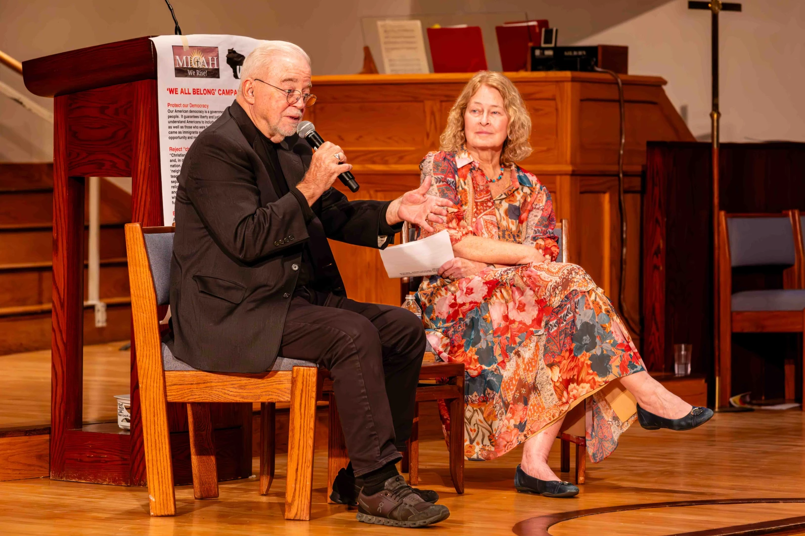Jim Wallis leads a presentation on Christianity in our time.