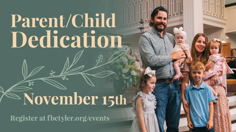 Parent Child Dedication