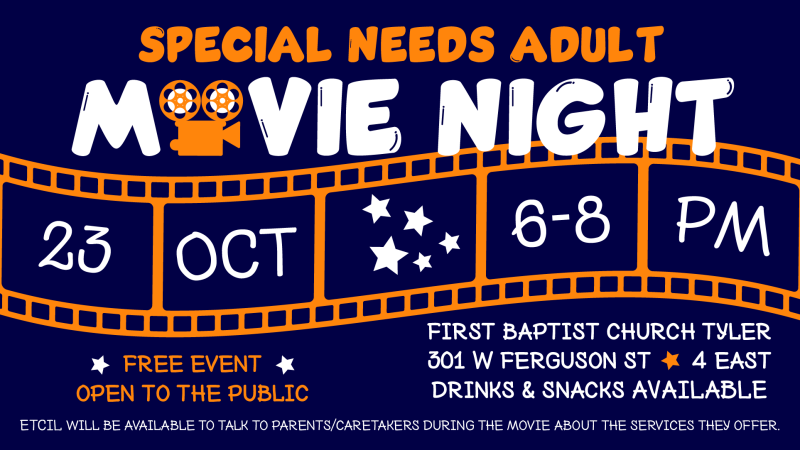 Movie Night for Special Needs Adults