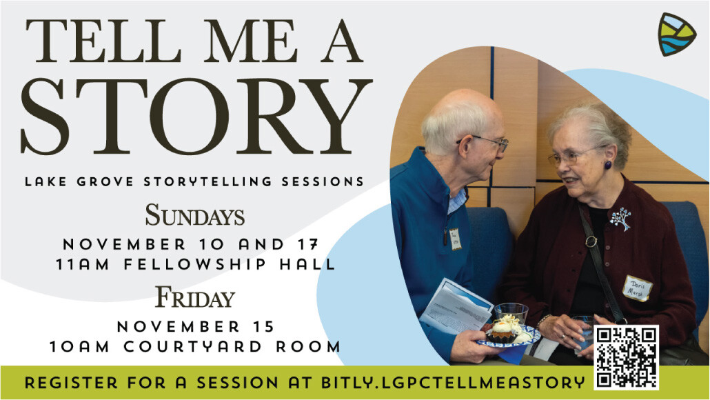 "Tell Me A Story"  Lake Grove Storytelling Session