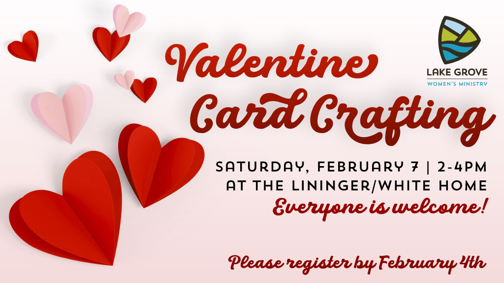 Valentine Card Crafting with LGWM